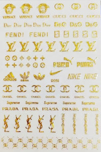 Designer Stickers 065 - Gold