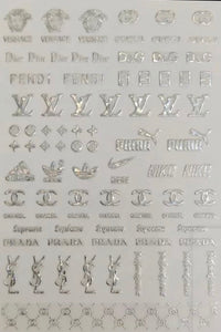 Designer Stickers 065 - Silver