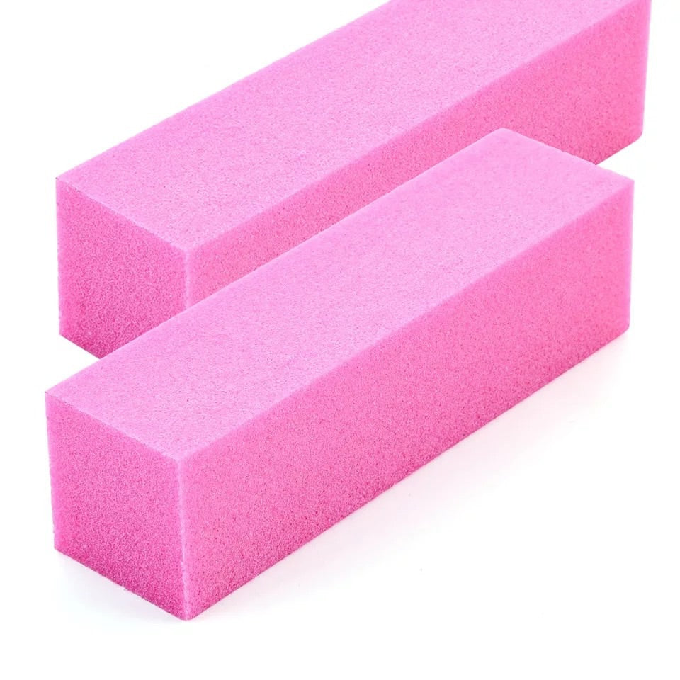 Pink Acrylic Nail Buffer (2 Pieces)
