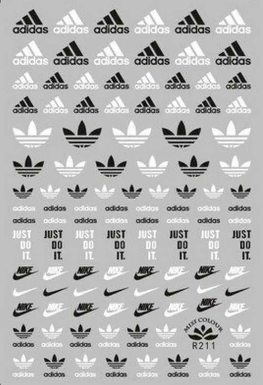 Adidas/Nike - Black & White