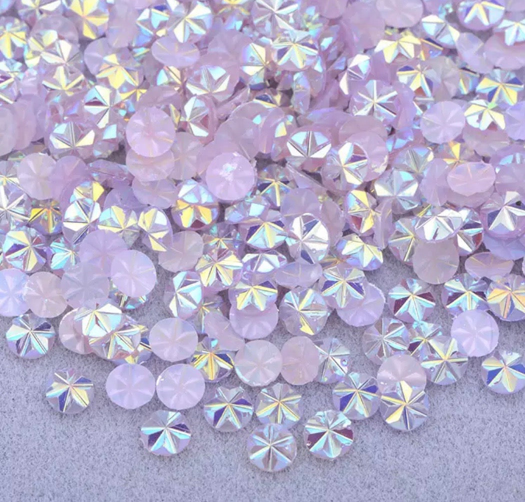 Purple Snow Rhinestones